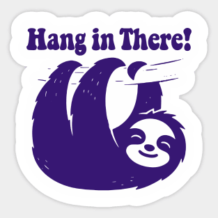 SLOTH - groovy tie dye Sticker